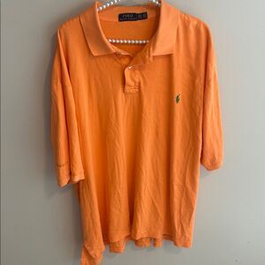 Polo Ralph Lauren Men’s TALL Orange Polo. Size 2XLT